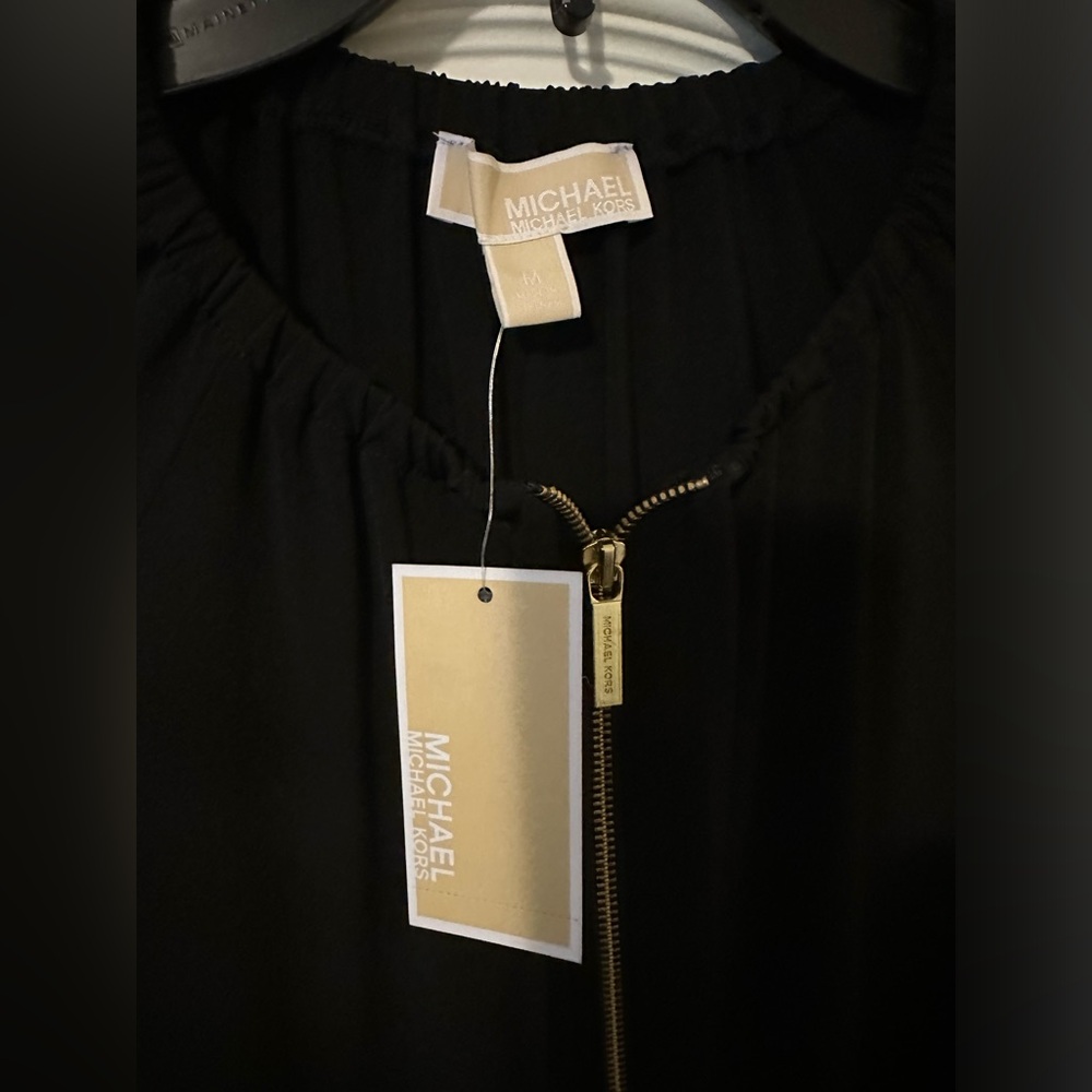 NWT Michael Kors Shift Dress with long Sleeves - Size M - Picture 2 of 4